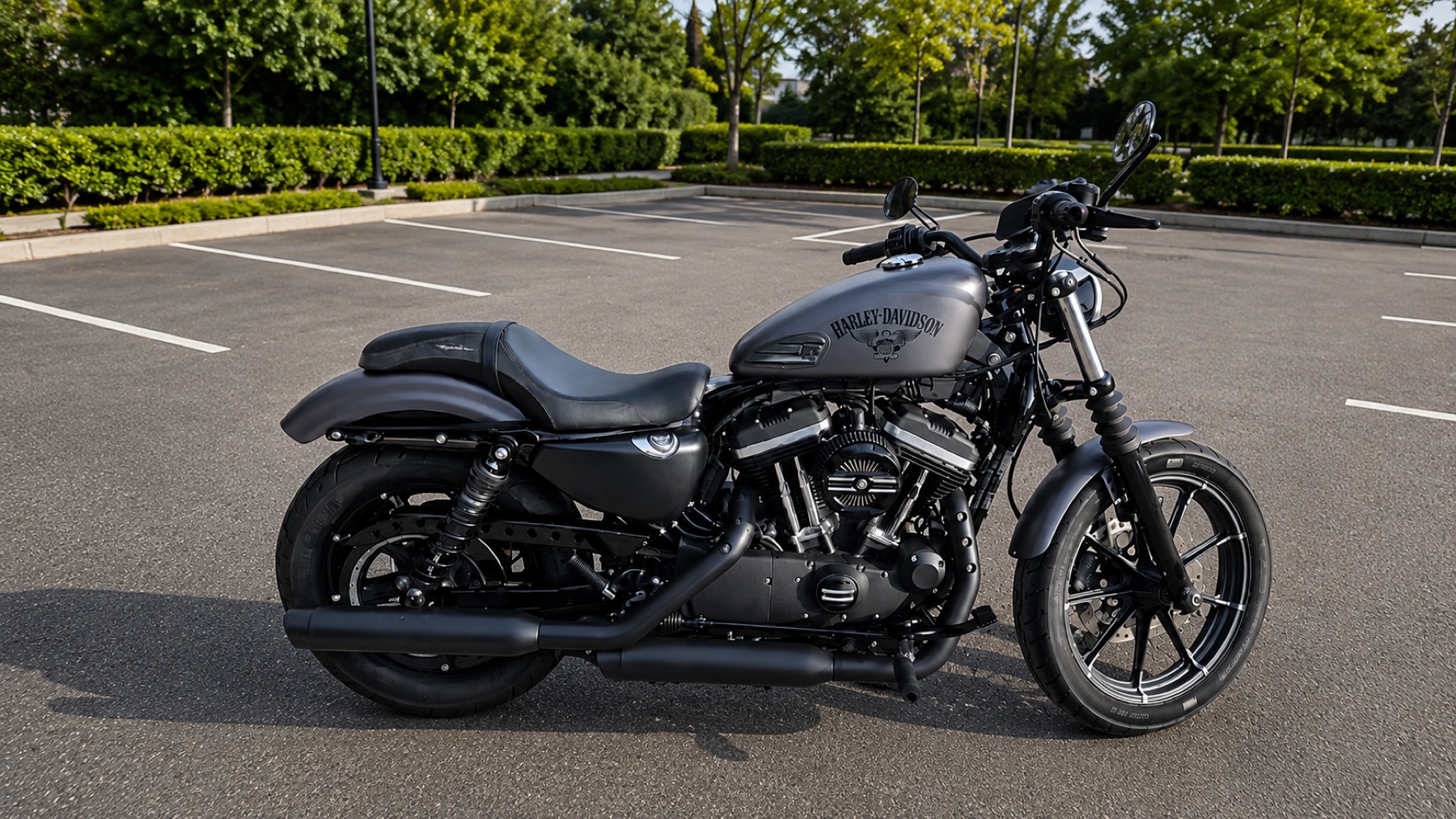 Harley-Davidson Iron 883, Right front profile
